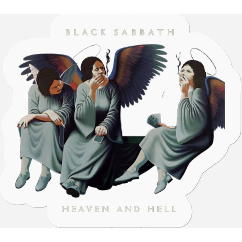 Black Sabbath Heaven & Hell Stickers — Stickers & Decals