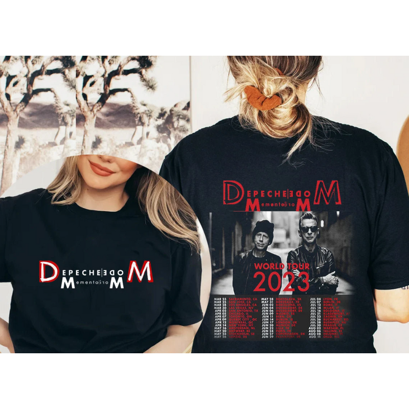 Depeche Mode Memento Mori World Tour T-shirt — T-shirts pour hommes