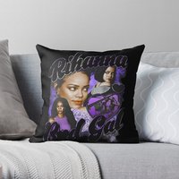 Rihanna Logo Throw Pillow