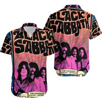 1975 Tour Black Sabbath Hawaiian Shirt