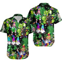 Hippie Saint Patricks Day Aloha Hawaiian Shirt