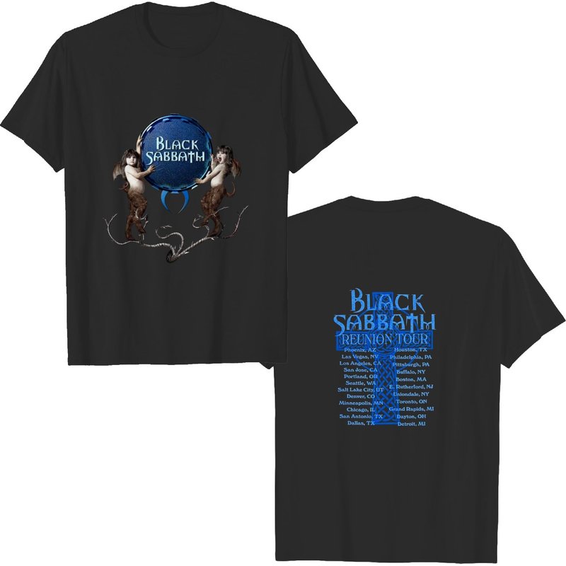 90s Black Sabbath 1999 Reunion Tour T-shirt — T-shirts pour hommes