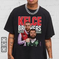 Travis And Jason Kelce Brother Shirt, Kelce Brothers Football T-shirt