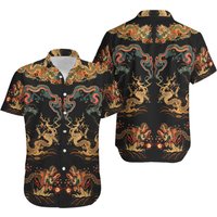Chinese Dragon Royal Design — Chemises décontractées pour hommes