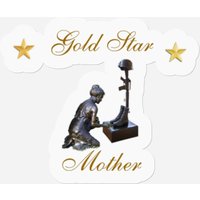 Gold Star Mother, Gold Star, Mother Stickers