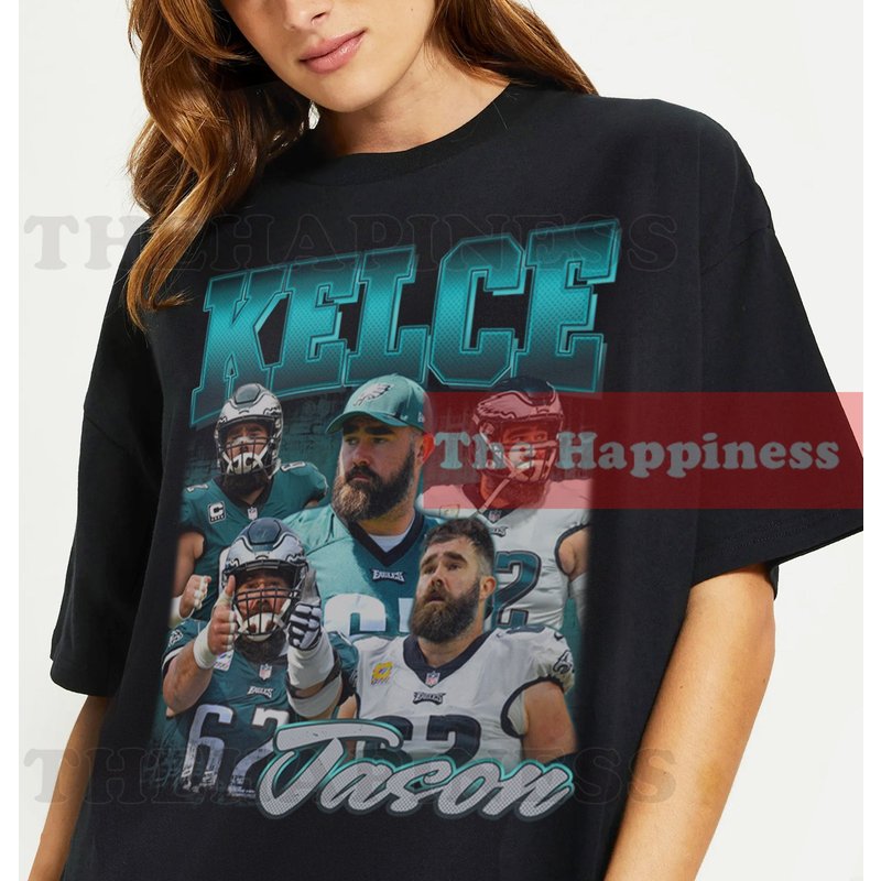 Jason Kelce Vintage T-shirt — T-shirts pour hommes
