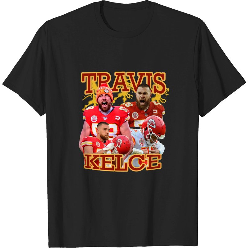 Travis Kelce Vintage T-shirt — T-shirts pour hommes