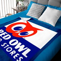Red Owl Food Stores - Vintage Logo Baby Blankets — Baby Blankets