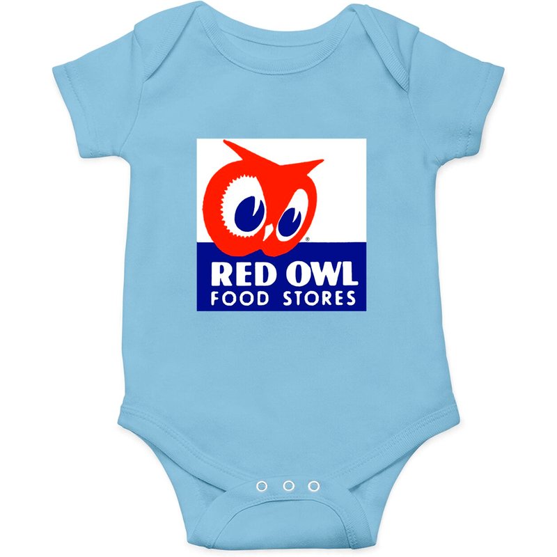 Red Owl Food Stores - Vintage Logo Onesies — Bodys bébé