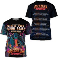 Rockzilla The Second Leg Tour 2023 Shirt