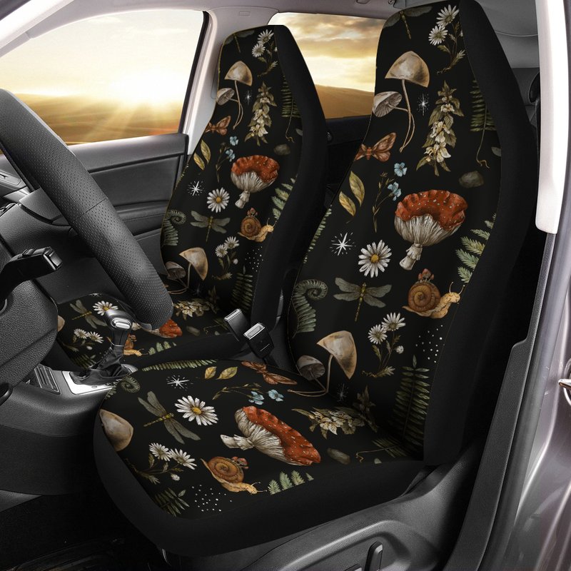 Black Mushroom Car Seat Cover — Housses de siège de voiture