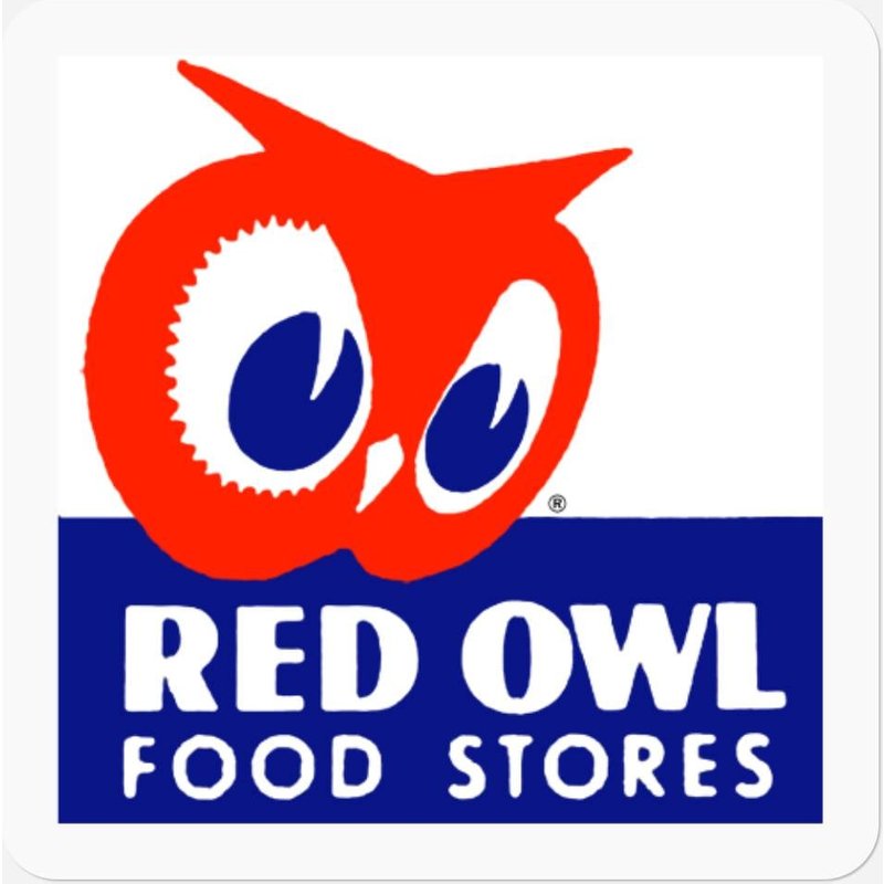 Red Owl Food Stores - Vintage Logo Stickers — Autocollants et stickers