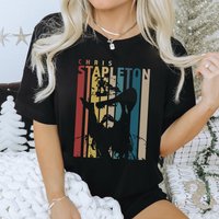Chris Stapleton Vintage T-shirt, Chris Stapleton Shirt, Music Shirt, Cowboy Shirt — T-shirts pour hommes