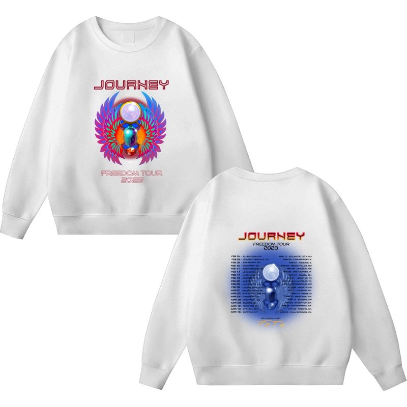 2023 Freedom Tour Journey Merch Sweatshirt — Sweats à capuche pour hommes