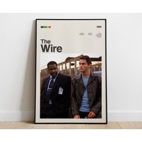 The Wire Modern Tv Series Poster Print — Affiches et impressions
