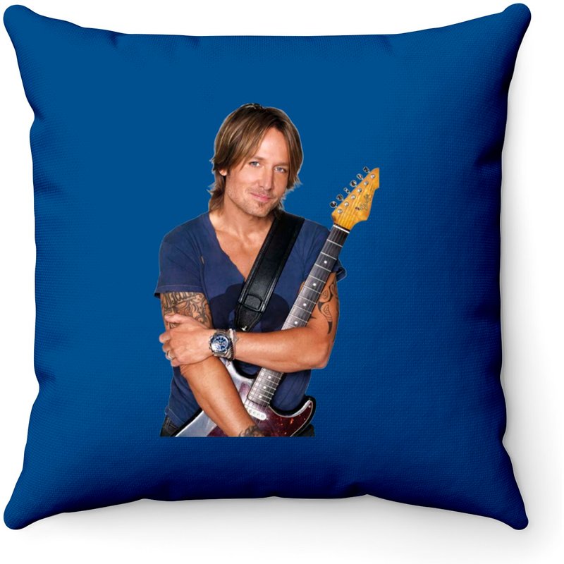 Keith Urban Singer Throw Pillows — Coussins décoratifs