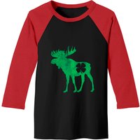 Moose Gift St. Patrick's Day Shamrock Clover Irish Baseball Tees — T-shirts pour hommes