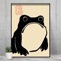 Japan Art Matsumoto Hoji Frog Poster — Affiches et impressions