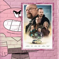 Breaking Bad Alternative Tv Poster — Affiches et impressions
