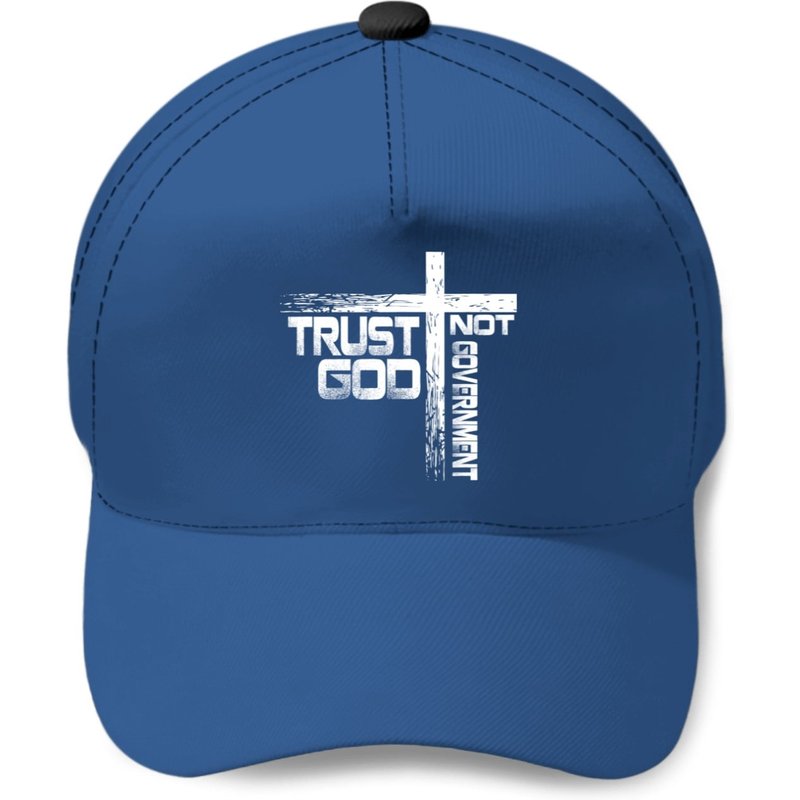 Trust God Not Government Faith Cross Trust In God Baseball Caps — Casquette de baseball