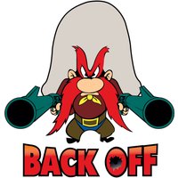 Yosemite Sam Back Shirt — Autocollants et stickers