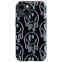 Trippy Drippy Smiley Face Iphone Case