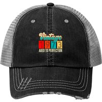 Vintage 1973 Aged To Perfection Trucker Hats