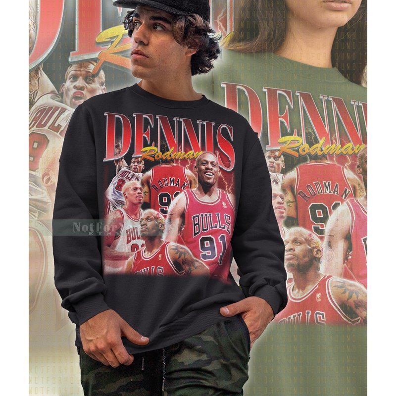 Dennis Rodman Sweatshirt, 48 Hours Bender Sweatshirt — Sweats à capuche pour hommes