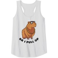 Ok I Pull Up Funny Capybara Glasses Dank Meme Tank Tops Tank Tops — T-shirts pour hommes