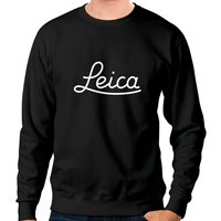 Leica Script Logo (white) Sweatshirts