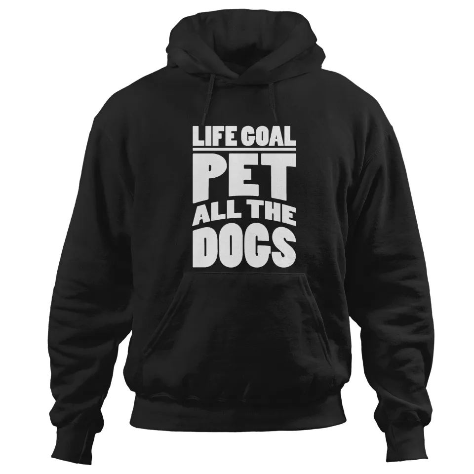146 Dogs Pet Tous les Chiens Hoodie Unisexe - Noir — Sweats à capuche pour hommes