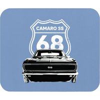 1968 Camaro Ss Front Grill View Silhouette Mouse Pads