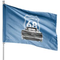 1968 Camaro Ss Front Grill View Silhouette House Flags — Drapeaux décoratifs