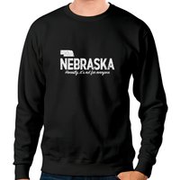 Nebraska. Honestly, Its Not For Everyone Sweatshirts — Sweats à capuche pour hommes