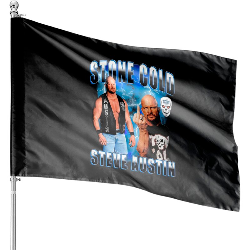 Stone Cold Steve Austin House Flags — Drapeaux décoratifs