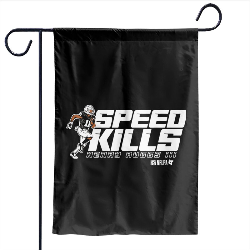 Henry Ruggs Speed Kills Classic Garden Flags Garden Flags — Drapeaux décoratifs