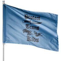 Protect Trans Kids Classic House Flag — Drapeaux décoratifs