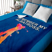 Remember My Albatross Funny Golf Design Baby Blankets — Couvertures pour bébé