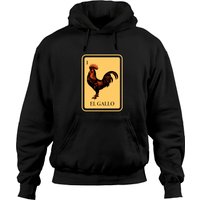 Mexican El Gallo Lottery Traditional Rooster Bingo Hoodies