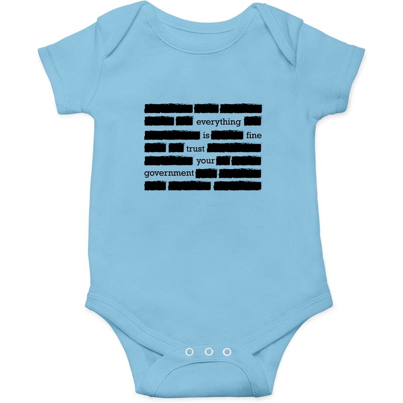 Conspiracy Theory Trust Your Government Funny Gift - Conspiracy Theory - Onesies — Bodys bébé