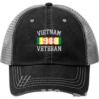 Vietnam Veteran 1968 Trucker Hats
