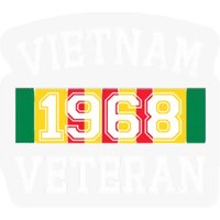 Vietnam Veteran 1968 Stickers — Autocollants et stickers