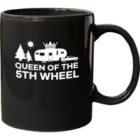Queen Of The 5th Wheel Camper Ladies Vacation Camping Mugs