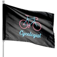 Cyclogist Bike Hobby Gift House Flags — Drapeaux décoratifs