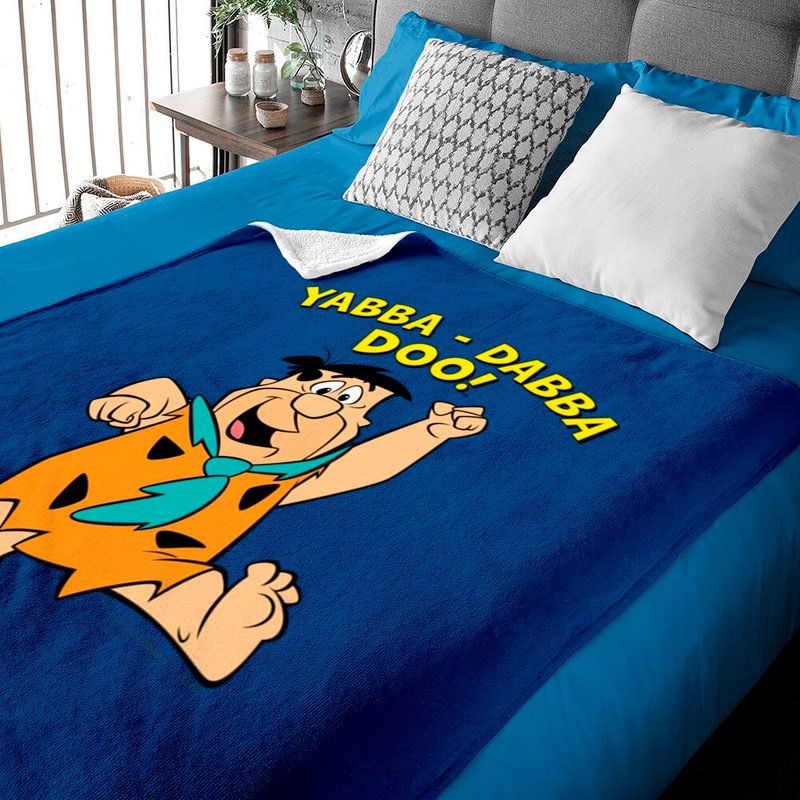 Fred Flintstone Yabba-dabba Doo! Baby Blankets — Baby Blankets