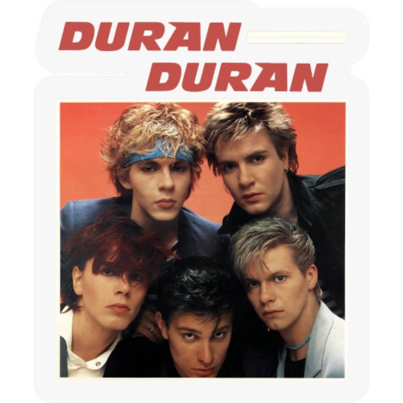 Duran Duran Rio Cover Stickers, Pop Rock Band Album Concert Tour Stickers