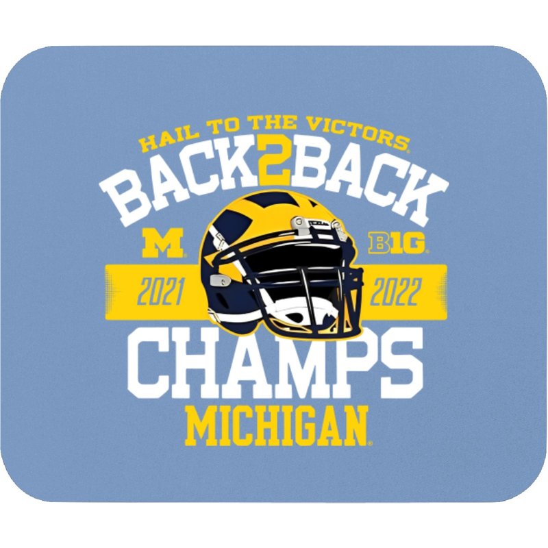 Michigan Back-to-back Big Ten Championship Mouse Pads — Tapis de souris et sous-mains