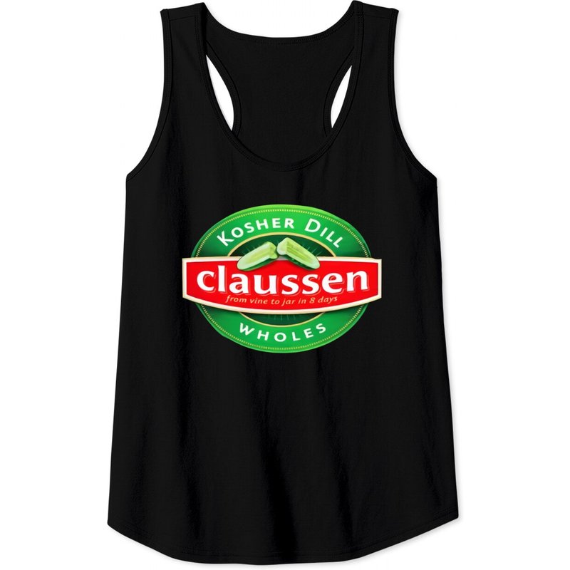 Claussen Pickles Food Snack Gift Tank Tops