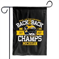 Michigan Back-to-back Big Ten Championship Garden Flags — Drapeaux décoratifs