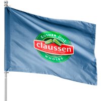 Claussen Pickles Food Snack Gift House Flags — Drapeaux décoratifs